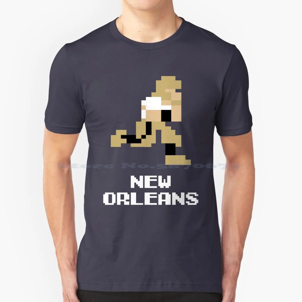 8 bitov New Orleans futbal 1 tričko 100% bavlnené tričko, ktoré dat no Saints Drew Brees Breezus Michael Thomas Alvin Kamara