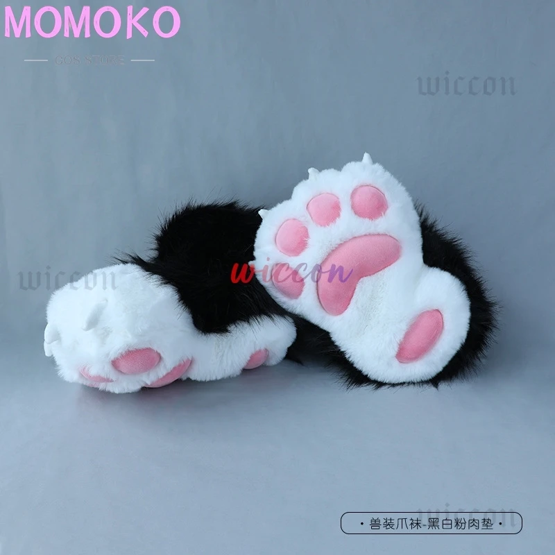 8 farieb Veľký plyšový kostým cosplay chlpaté zvieracie topánky na mačku Cat Plush