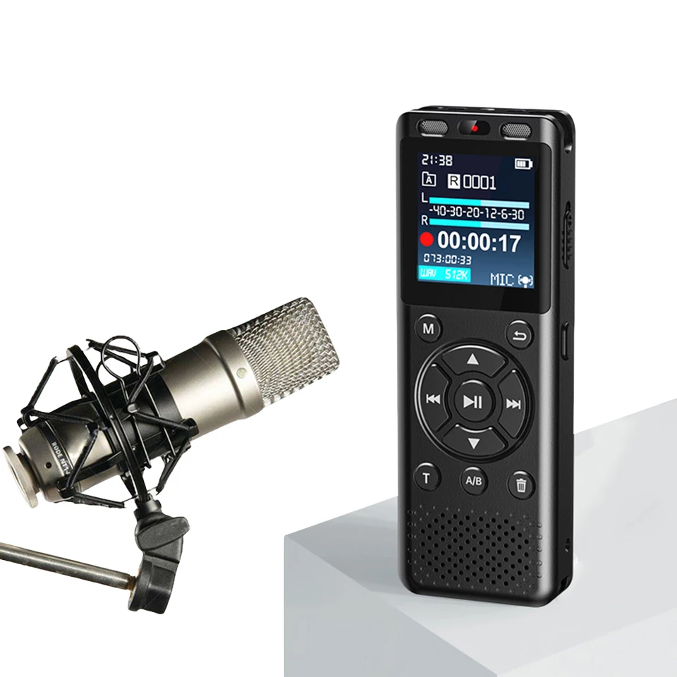 8 GB/16 GB Digital Voice Recorder Voice Voice Zariadenie Aktivované záznamové zariadenie s redukciou hluku prehrávania pre prednáškové stretnutia Rozhovory