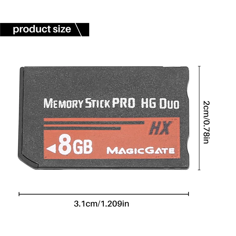 8 GB Memory Stick MS Pro Duo Flash Card PSP Cybershot Camera
