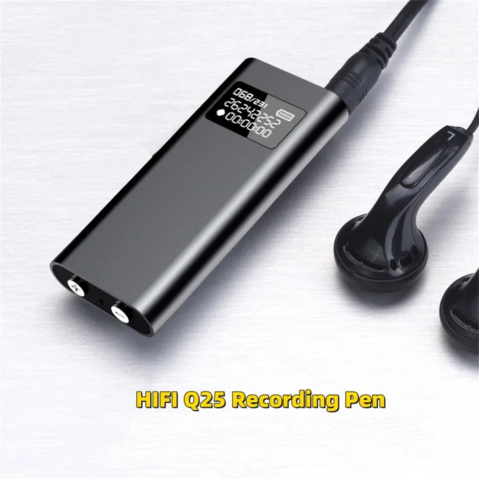 8 GB Mini USB Clip Voice hlasový hluk Znižuje digitálny diktafón malý záznam mp3 prehrávač mp3
