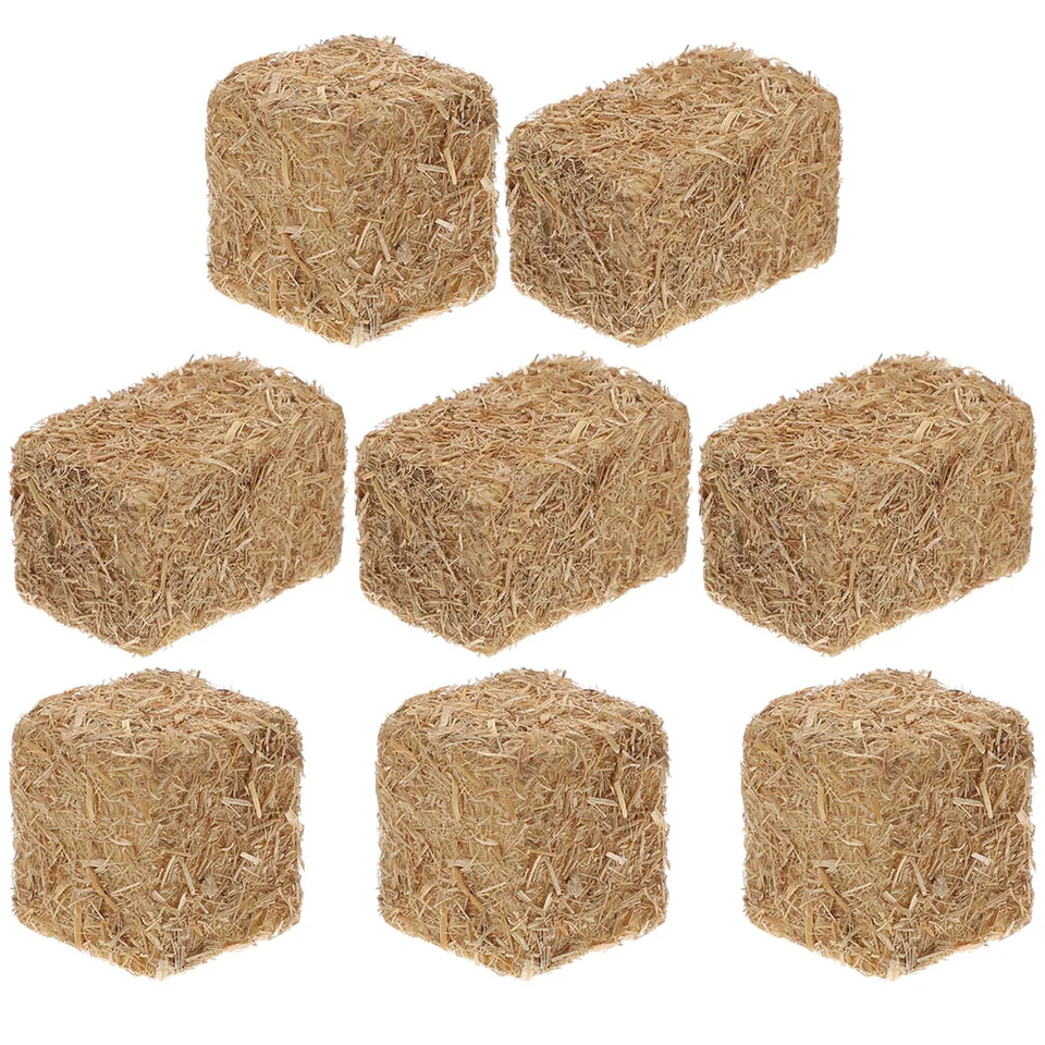 8 ks simulované mini senock kaucie z dekorácie okrúhle domáce zviera DOULHOUSE DIY ADPIFORY