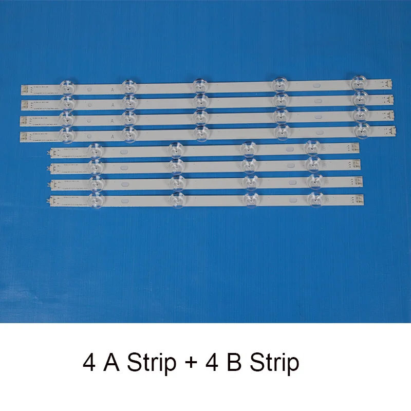 8 -kus/set LED podsvietenia pre LG 47lb650T 47lb580T 47lb582T 47lb561t 47 TV podsvietené pásy LED pásmy LAMS LAMS LED pravítko