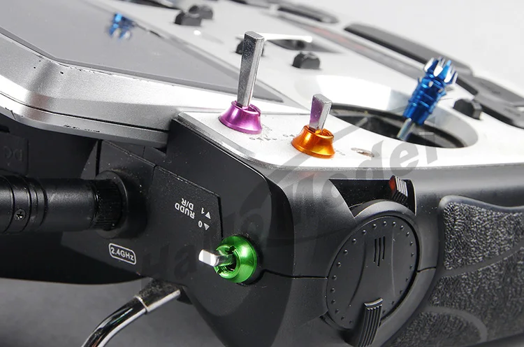 8 kusov/nastavte Rádiový ovládací spínač farebná matica pre Futaba Jr Frsky Taranis X9D Plus qx7 vysielač