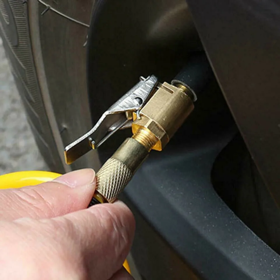 8 mm bicykel Vzduchové čerpadlo nafukovacie nafukovacie dýza Adaptér Pneumatika Pneumatika nafúknutia závitového ventilu Konektor Connect Clip Clip Cyklistické diely