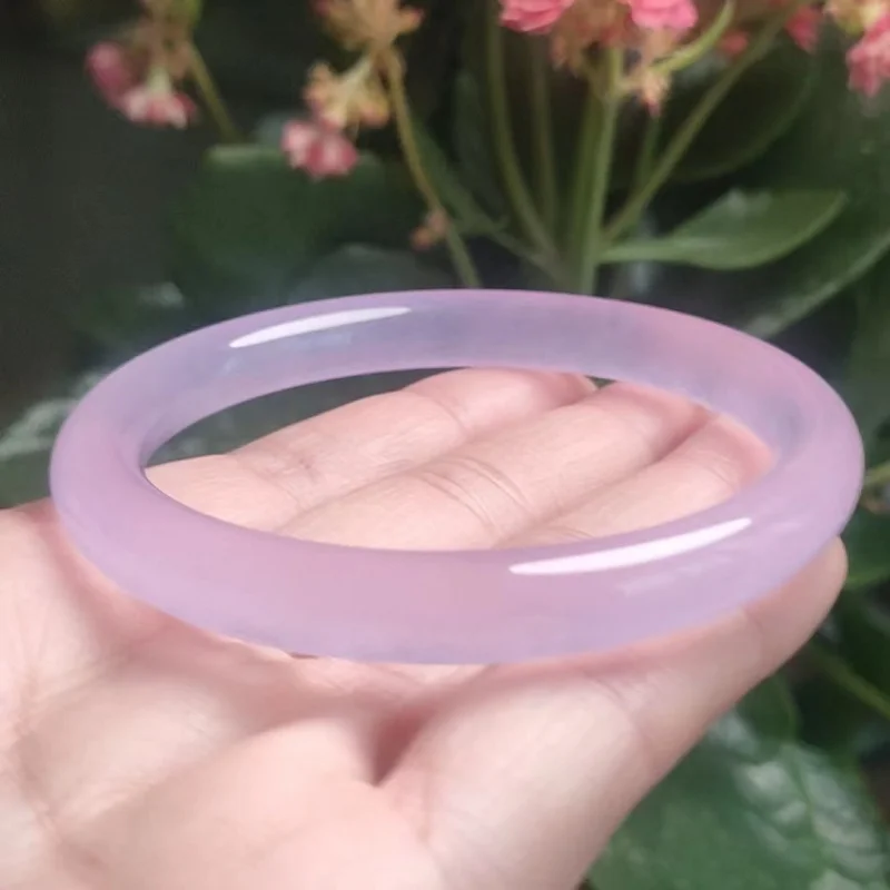 8 mm kozmetický bar okrúhly príbuzní a priatelia Malé ružové fialové kremeň Rock Jade náramok