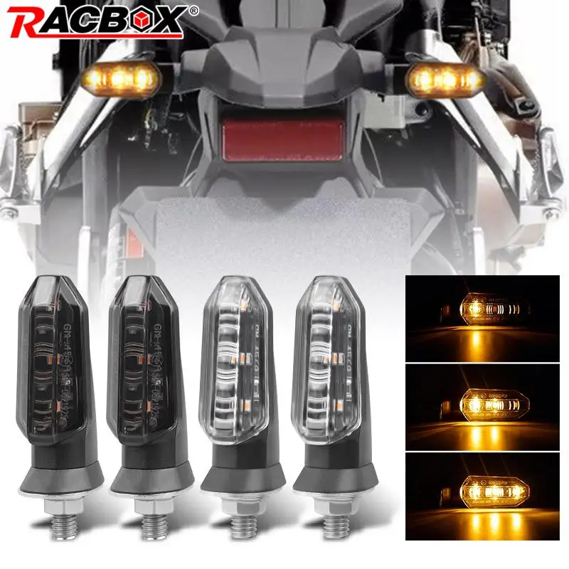 8 mm mini motocyklové LED dióda Turn Signál Blikajúce/tečúce indikátor blinker direccionales para moto pre pretekár Honda Yamaha Cafe Racer
