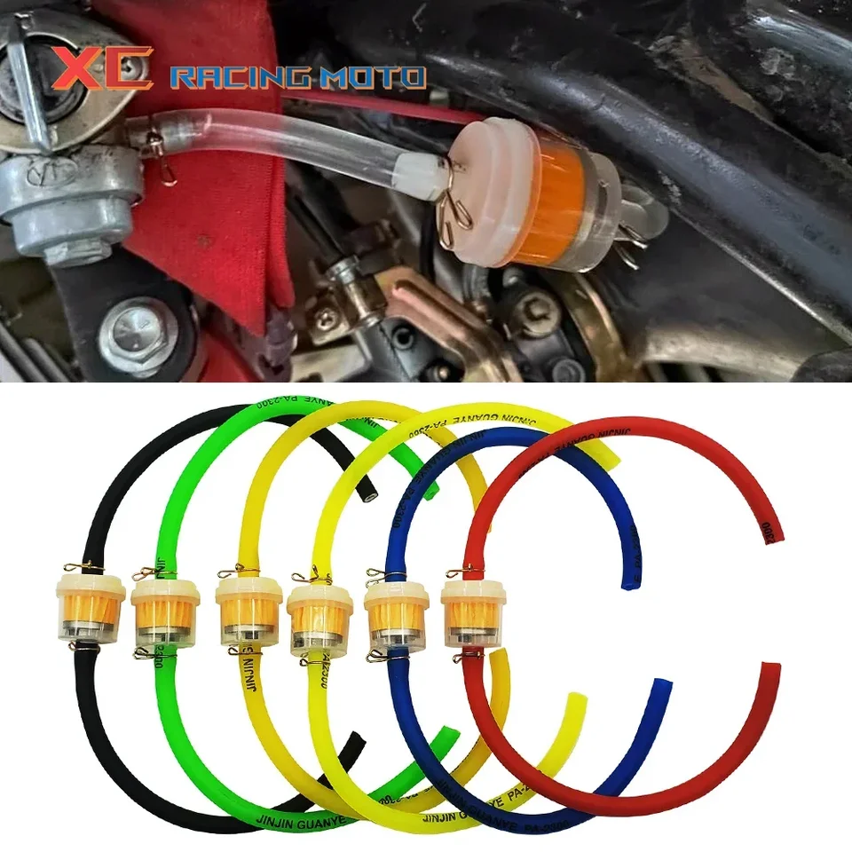 8 mm motocykel plastový palivový filter špina na bicykli hadicové potrubie benzínové potrubie Palivový plynový olej Univerzálny atv honda yamaha kawasaki ktm