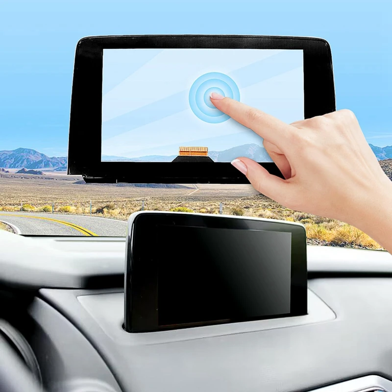 8-palcová dotyková obrazovka sklenená digitátor navigácia výmena za Mazda CX9 CX-9 2016-2019 TK49-611J0 TK49-611JA TK49-611JB diely