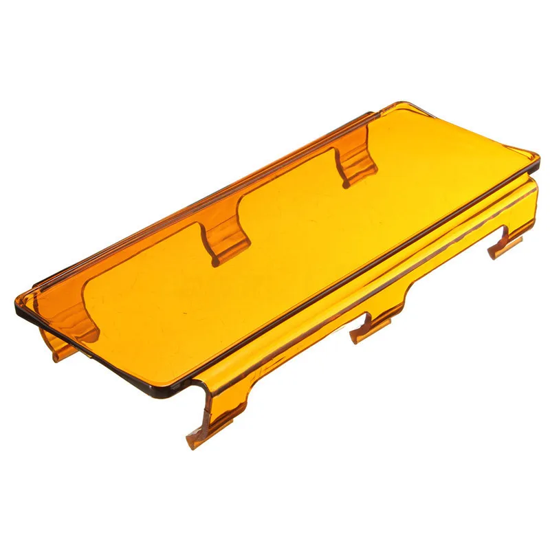 8 -palcové zakrivené LED pracovné osvetlenie Light Bar Cover Cover ATV UTV Offroad 4WD Amber