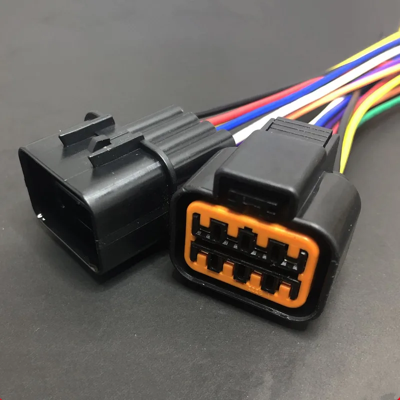 8 pin/cesta samca a samica Kum PB625-08027 PB621-08020 Automobilový svietidla Konektorový zástrčkový drôt drôt pre Hyundai KIA