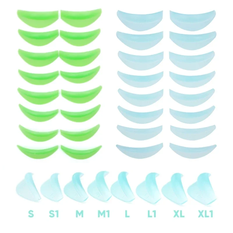 8 párov kĺbové zdvíhacie mihalnice Silikónové natáčkové tyče Perm Perm podložky Lash Lift Perming Fixing Lition Applicator Tools Tools