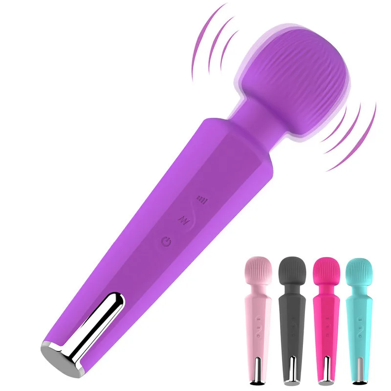 8 Speed ​​20 Vibration Clitoris Stimulator Magic Wand AV Vibrator Sex Products for Woman g Spot Massager Silikone Erotic Sex Shop