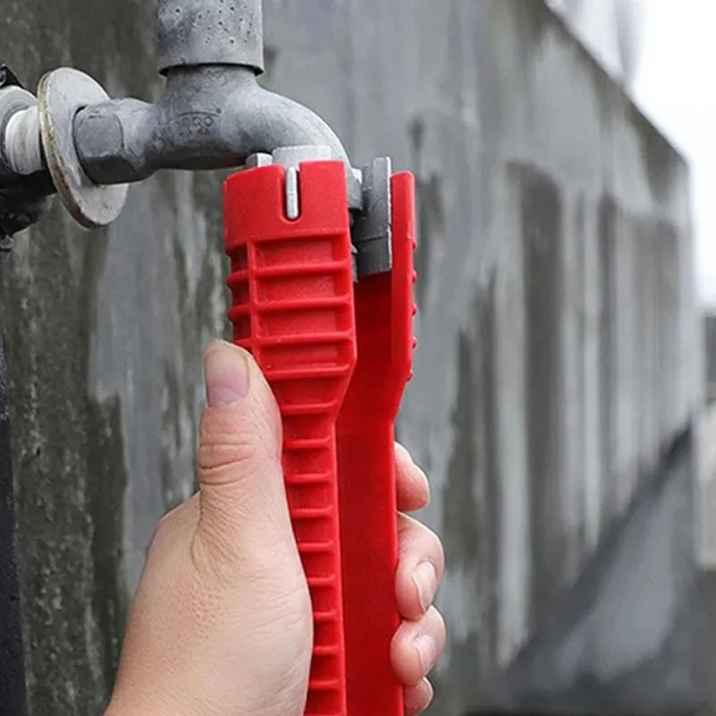 8 v 1 protišmyku inštalatéra kľúča Opravy inštalatérskeho nástroja Flume Wrench Wrench Tools English Key Inštalatérske potrubie Kľúč kúpeľne Tools Sety