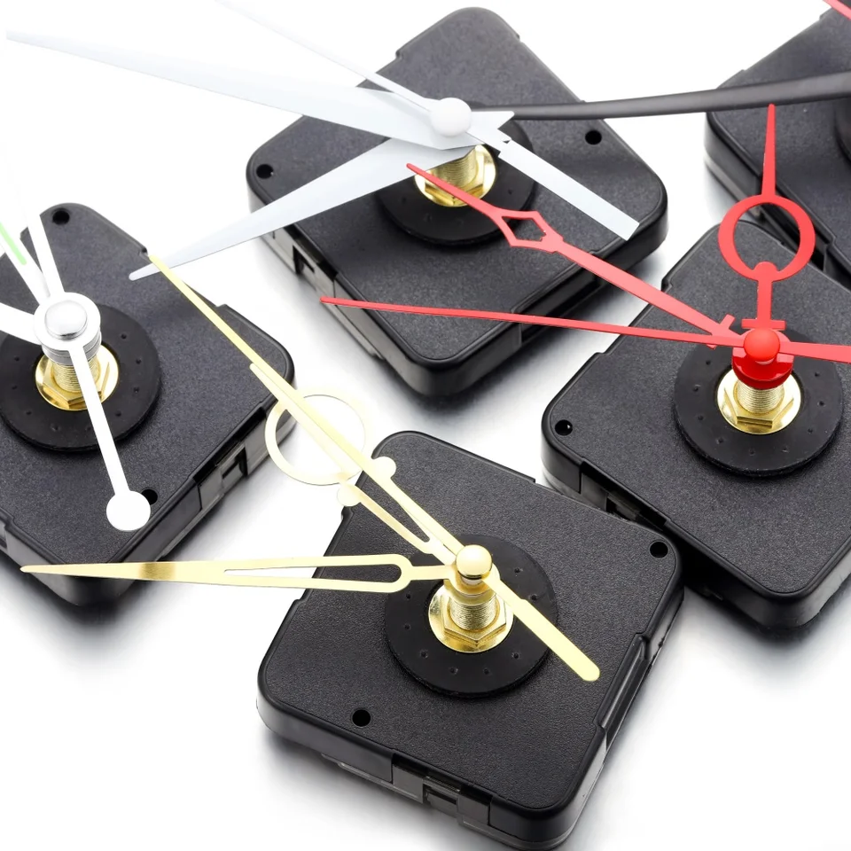8 Štýly pohyb závesných nástenných hodín pre domácich majstrov DIY Silikón Epoxidová živici Casting Fold Foll Fors Hodiny výroby príslušenstva Nástroje príslušenstva