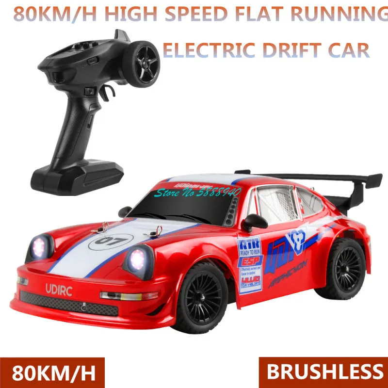 80 km/h bez kefy s vysokorýchlostným plochým spustením driftu RC Model 2,4G 1:16 4WD jazda s jasným svetlom pre dospelých pre diaľkové ovládanie vozidla pre diaľkové ovládanie
