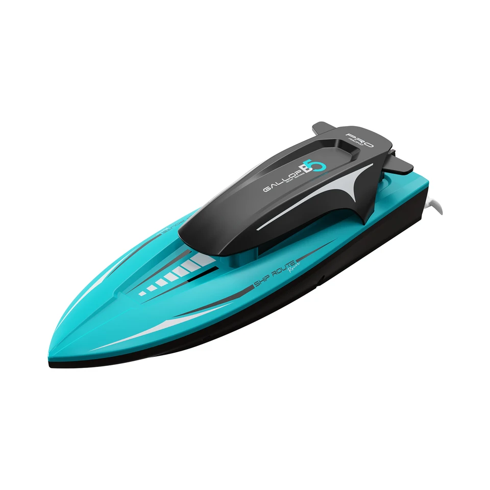 80 m riadiaca vzdialenosť RC Water Hray Max Speed ​​20 km/h diaľkovo ovládacích hračiek s hračkami 20 minút Pracovný čas pre kúpalisko jazera