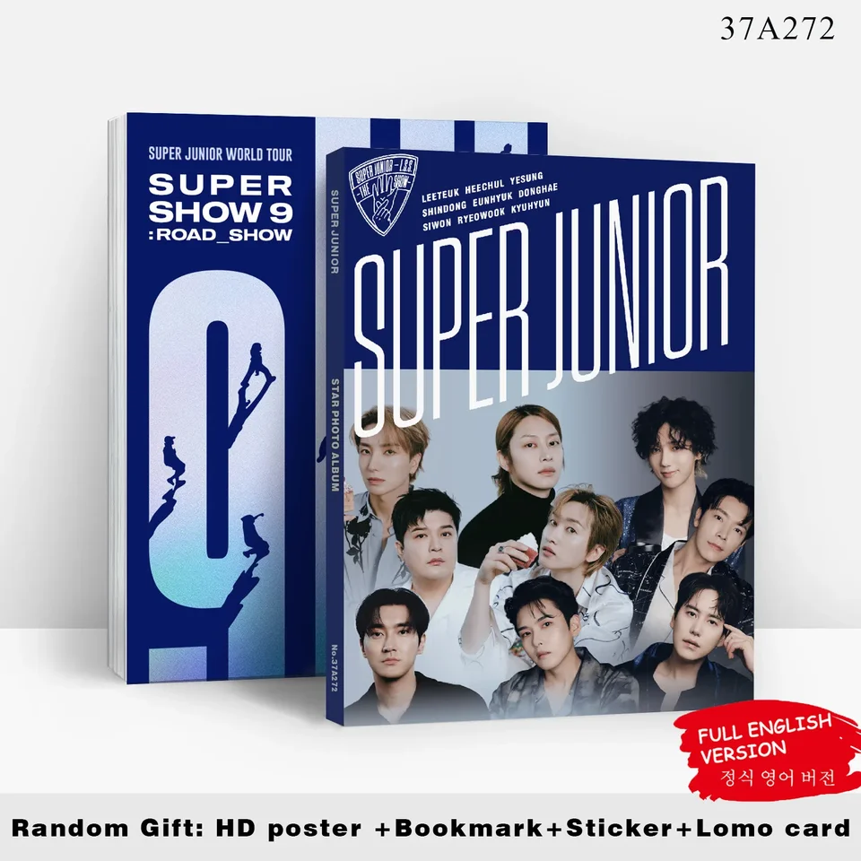 80 strán KPOP Super Junior Photo album Photo galéria vysokokvalitný HD Tlač darčekov pre fanúšikov