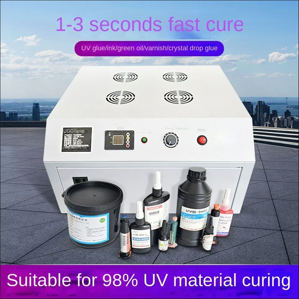8000W UV vytvrdzovacia skrinka veľká kapacita rýchla vytvrdzovacia žiarovka pre 365nm 395nm 405nm základná doska LCD sklo OCA UV vytvrdzovacie lampu