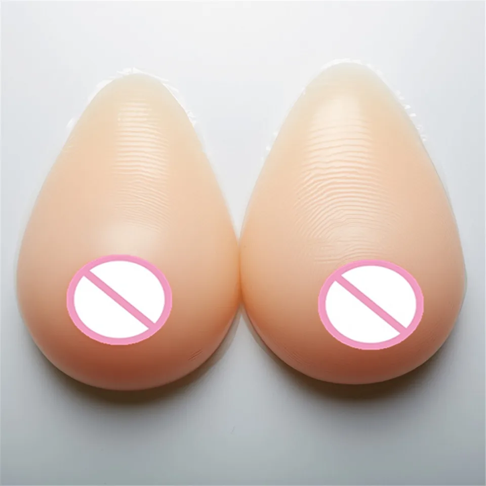 800g/pár cosplay silikónové falošné prsia transvestitné silikónové prsné formy zosilňovač crossdresser prsník