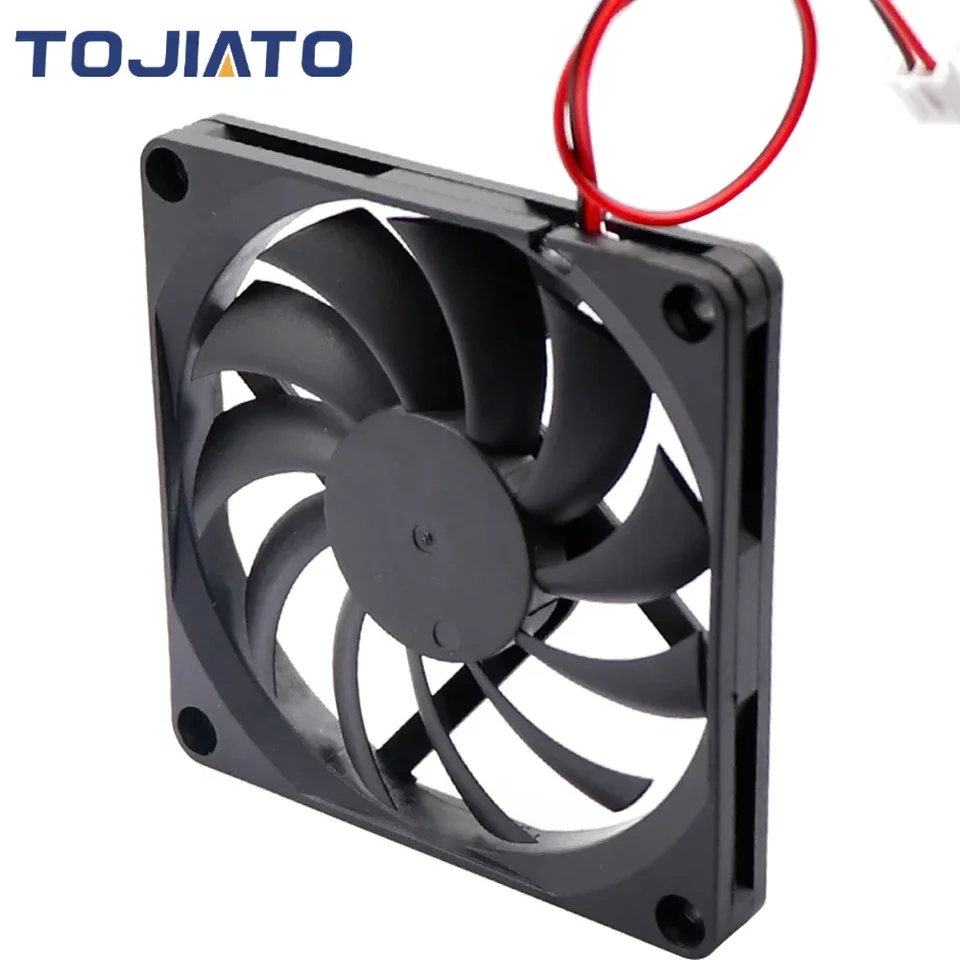 8010 12V 24V chladiaci ventilátor bez kefy pre Reprap Voron 3D Tlačiareň DC chladič 80 x 80 x 10 mm plastový ventilátor