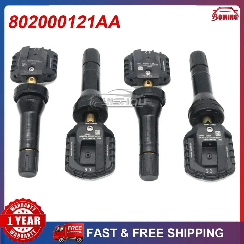 802000121AA Nový automobil TPMS Monitorovanie tlaku pre 2019-2024 Chery Tiggo 3x 5x 7 8 9 Arrizo 5 GX Prieskum 06 433 MHz