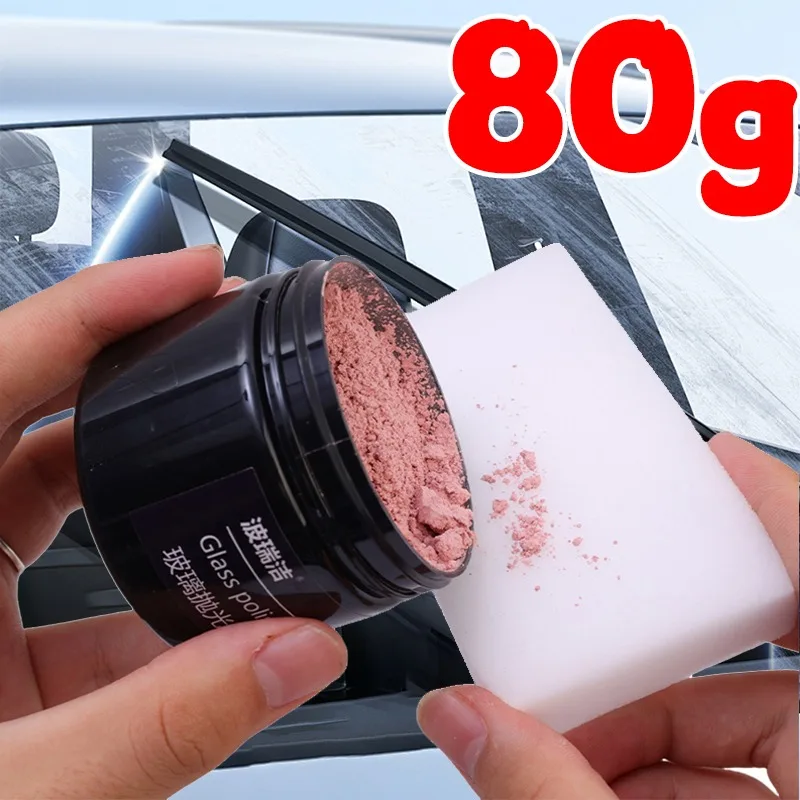 80g sklo automobilu Poľský prášok automatické okno Čelné sklo Odmasťovanie práškového skla práškového skla