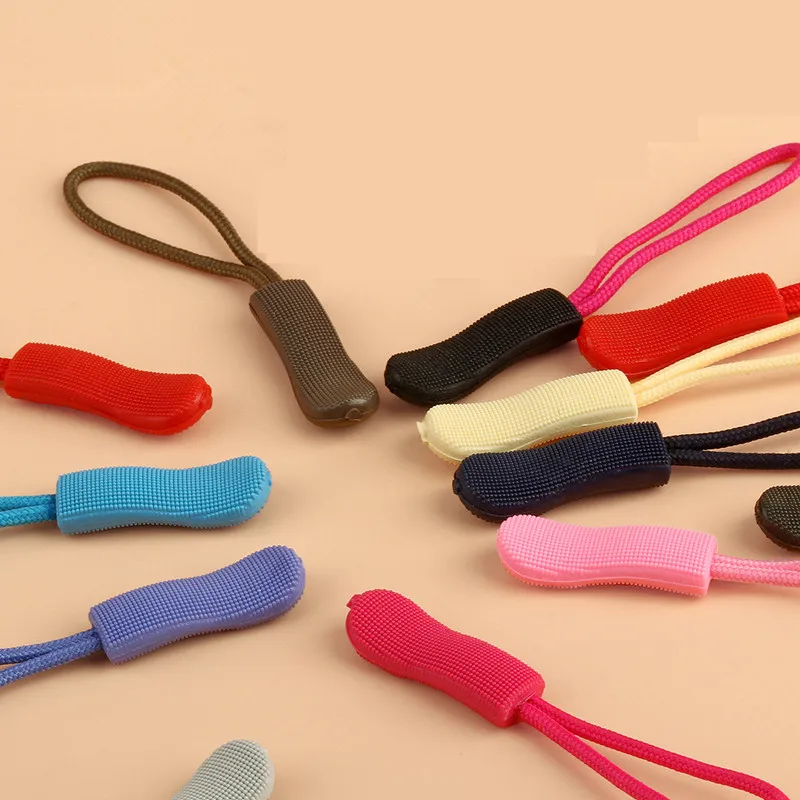 80ks farebný šnúra zips Pulls Sportswear/batoh na šitie príslušenstva zips sťahovák pre domácich majstrov zips