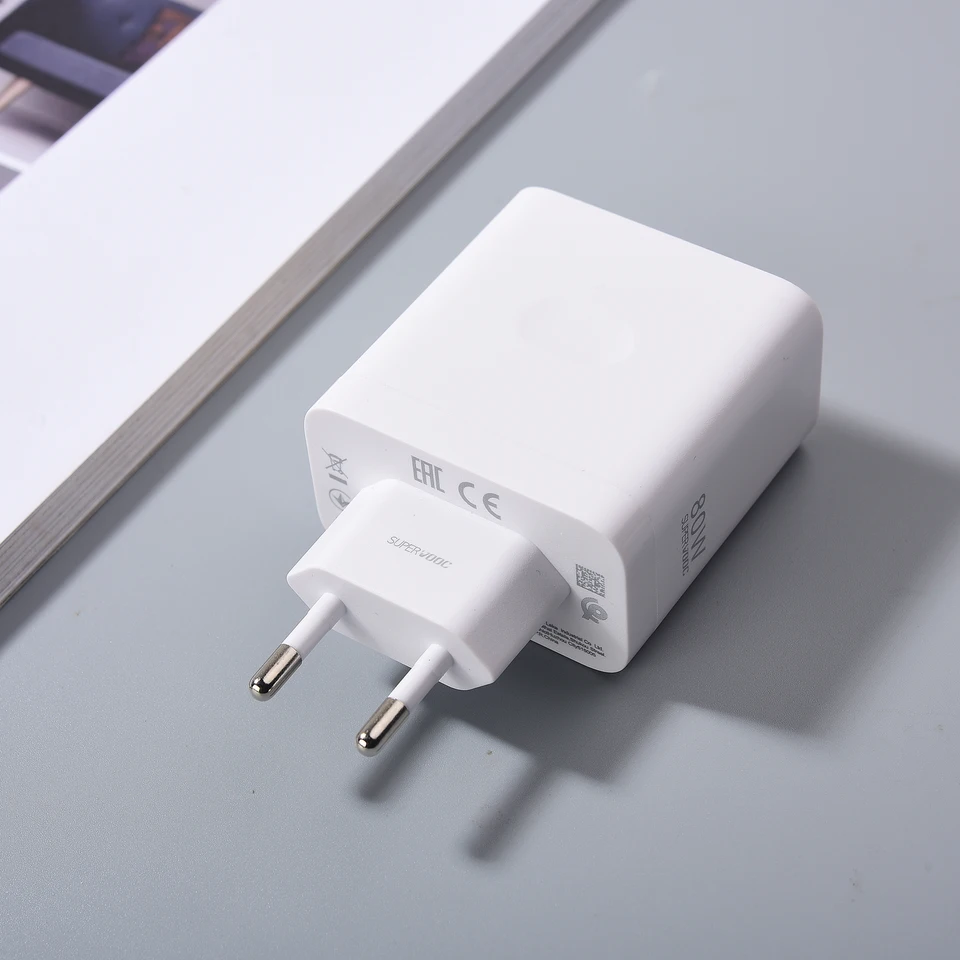 80W Pôvodná nabíjačka superooc rýchle nabíjacie stena napájací adaptér