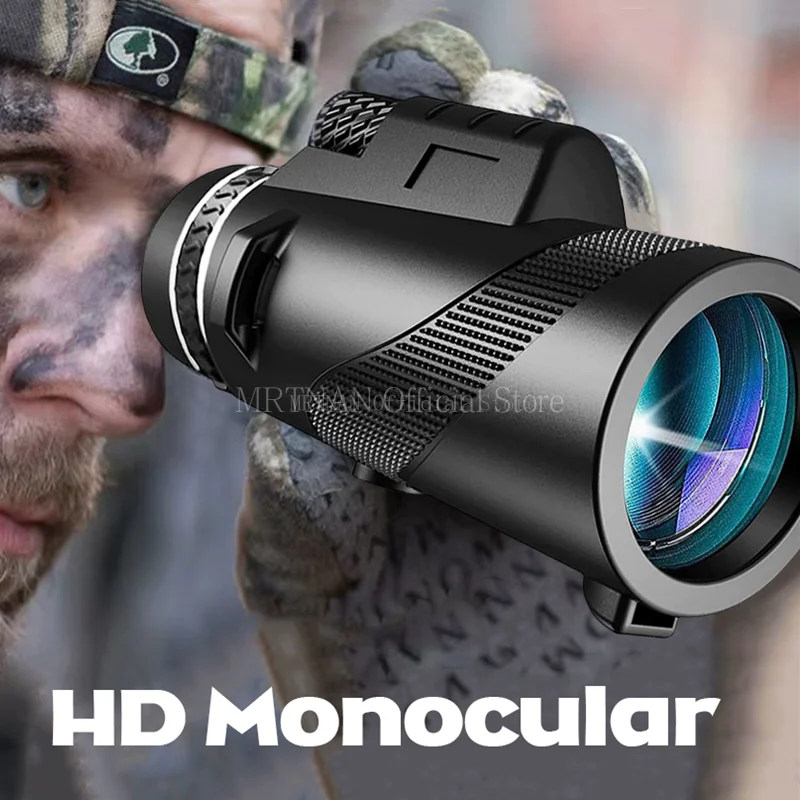 80x100 Zoom HD Výkonný ďalekohľad na dlhé vzdialenosť prenosný profesionálny ďalekohľad