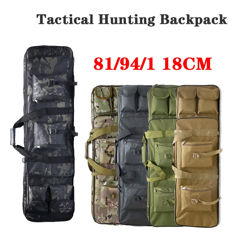 81/94/115 cm vonkajšie taktické uchopenie tašky Sniper Rifle Bag Lunting Shooting Doplnky s batohom na ochranu zbrane