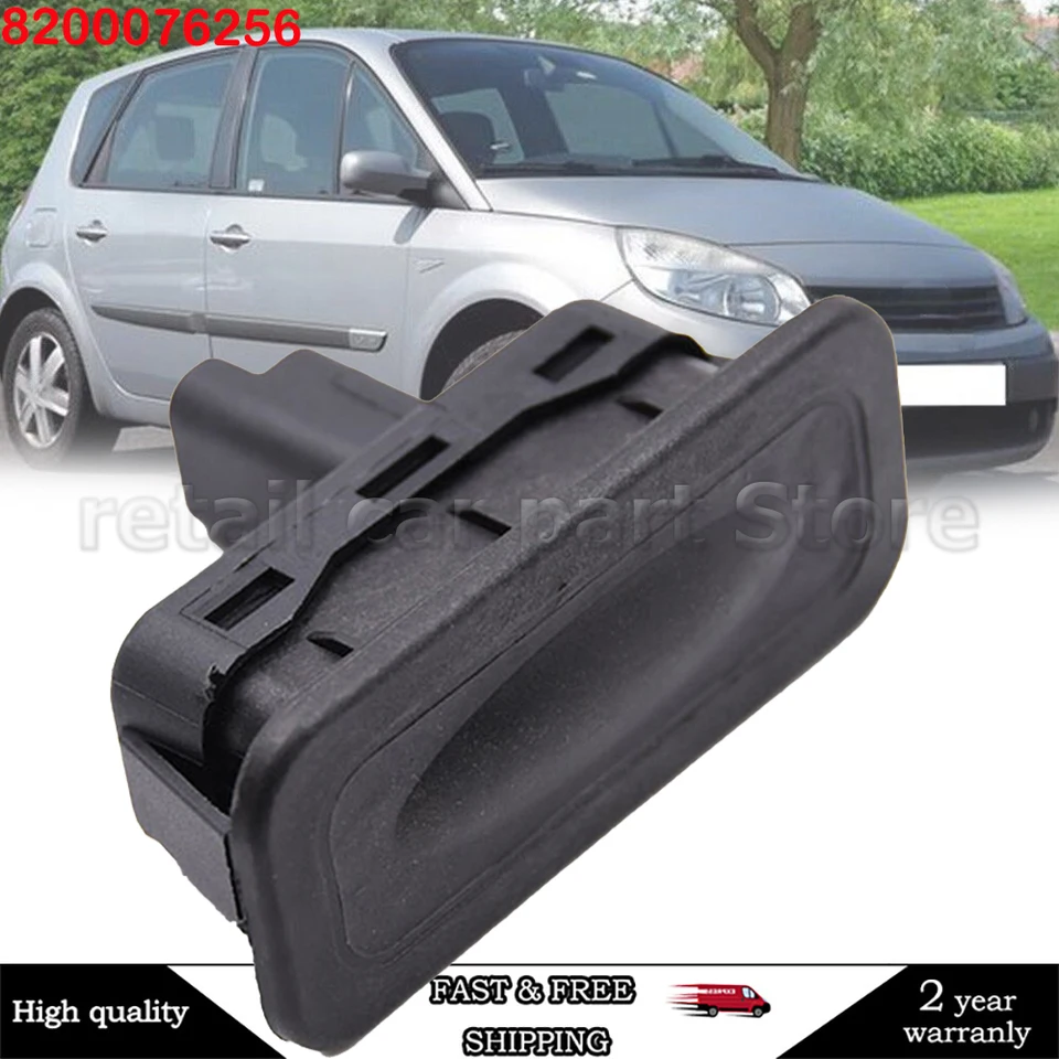 8200076256 2 kolíky Car Tailgate Spínač spínača spínač prepínača Plast pre Renault Megane Clio Captur Scenic Kangoo