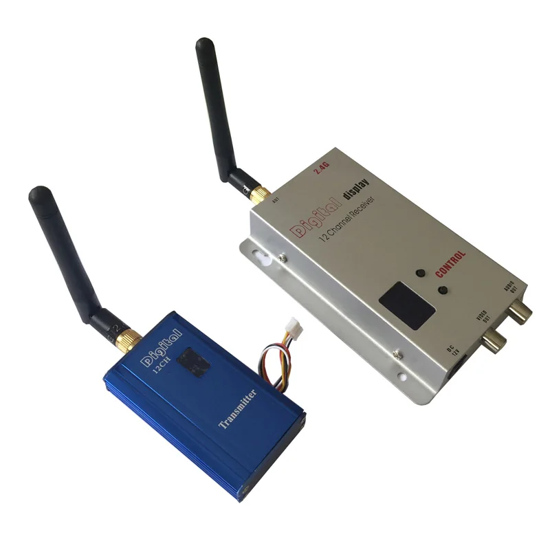 82G ľahký odkaz FPV Video Link 20 km LOS 2,4 GHz Wireless Video Paseter Long Range AV odosielateľa a prijímač 1W