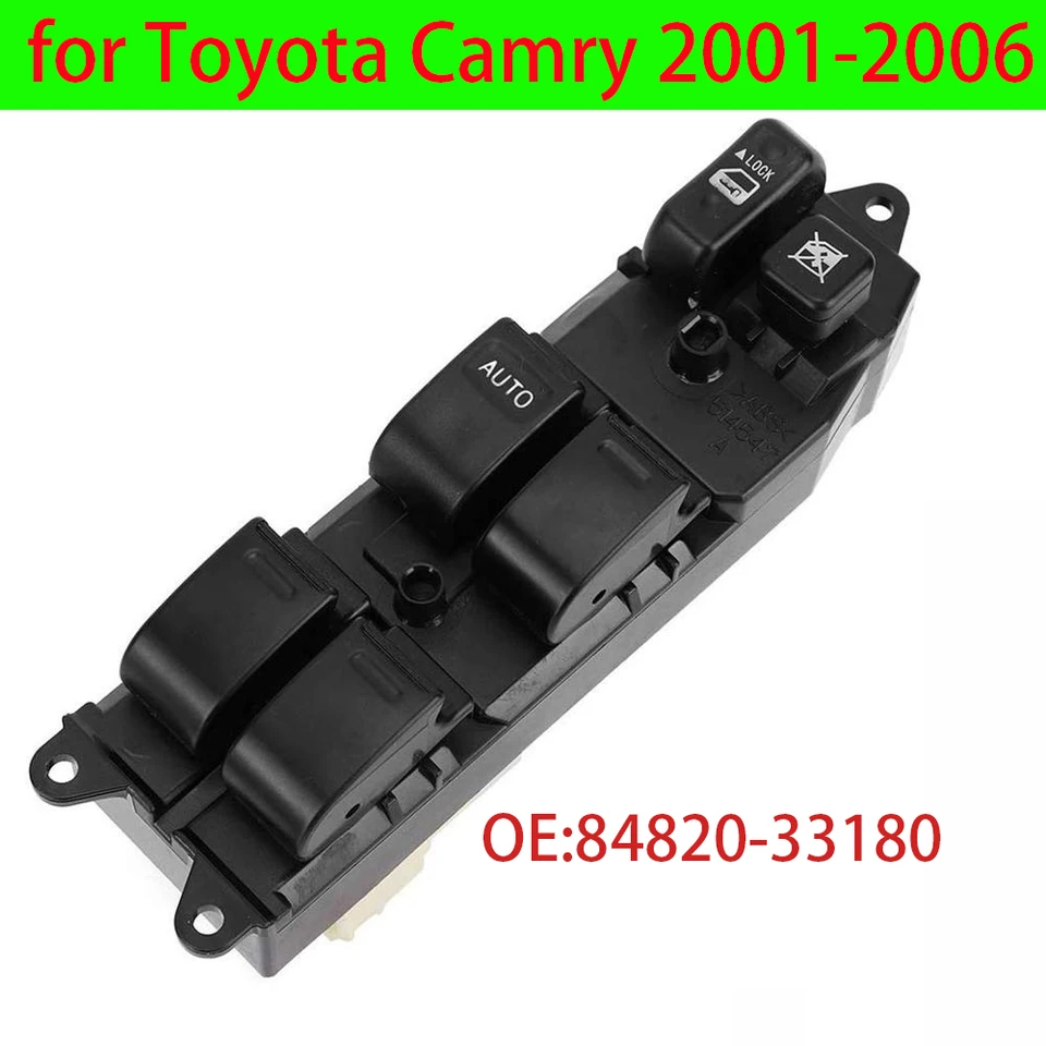 84820-33180 Spínač hlavného napájacieho okna 84820-33240 pre Toyota Camry 2001-2006