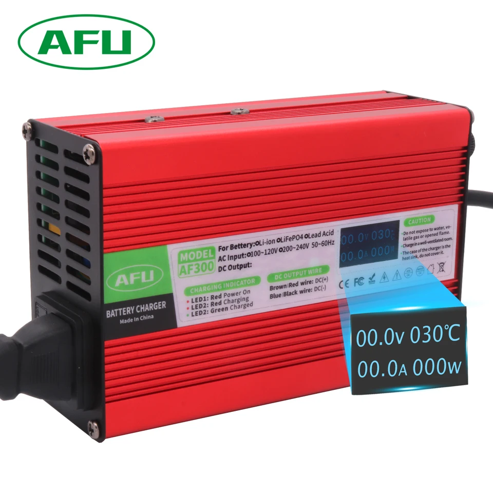 84V 3A lítiová nabíjačka USD USD pre 20s 72V 74V nabíjačku batérií s OLED Display Fast nabíjačkou