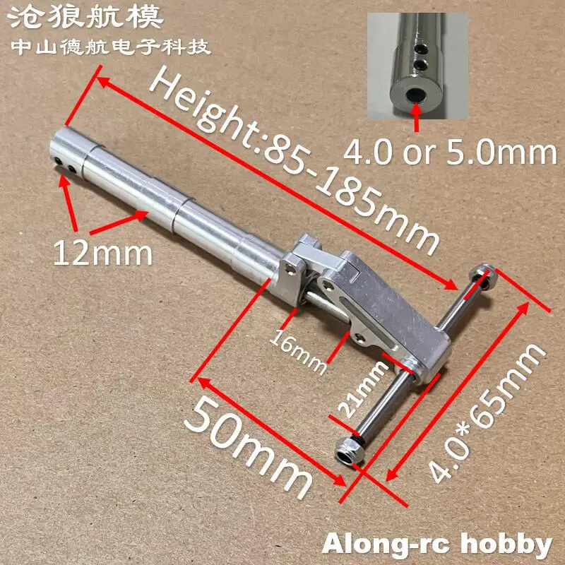 85 95 mm až 175 185 mm Dve kolesá D4 alebo D5 Hlavné tlmenie Kľačanie bočného zväzku pre 3-6 kg DIY model Jet EDF RC Plane diely