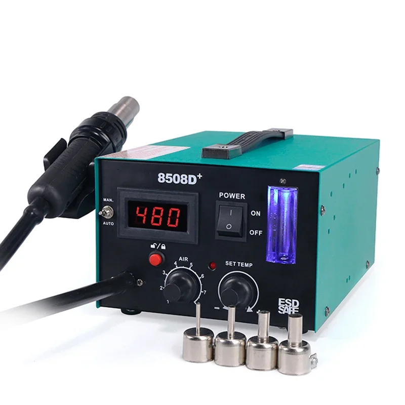 850 Vzduchové čerpadlo horúce vzduchové pištoľ Desoldering Station Digital Displej konštantnej údržby priemyselnej zváracej stanice horúceho vzduchu
