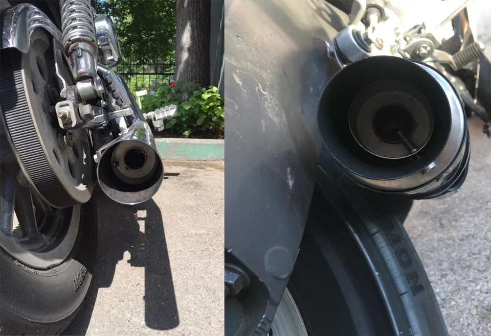 86/140 mm motocykel výfukových výfukových tlmičov DB Killer tlmič pre Honda CB190R VT1100 GROM MSX125 HONDA XADV 750 X-11