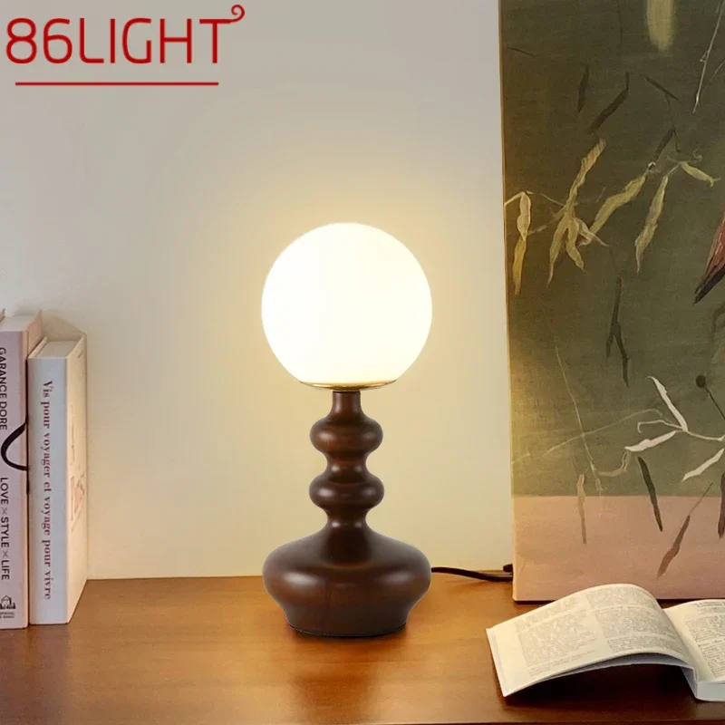 86 -svetlo súčasná stolová lampa retro kreativita obývacia izba Štúdium Villa Hotel Spálňa LED lôžko stolové svetlo