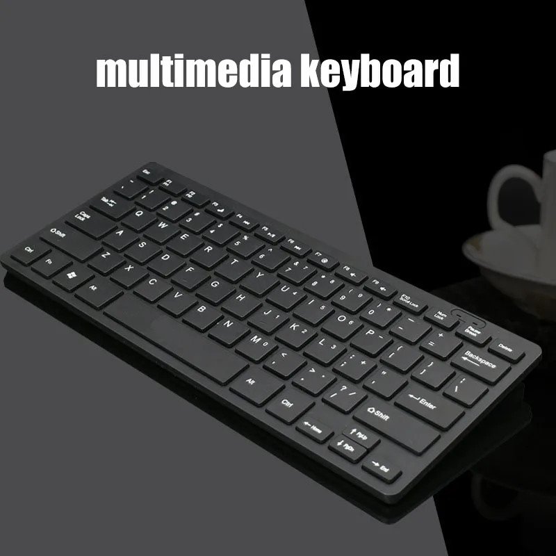 87 Kľúčová čokoládová mini klávesnica Neutrálna K1000 Klávesnica laptopu USB Kábla USB Multimediálna klávesnica Light Thin Ticho vodotesná