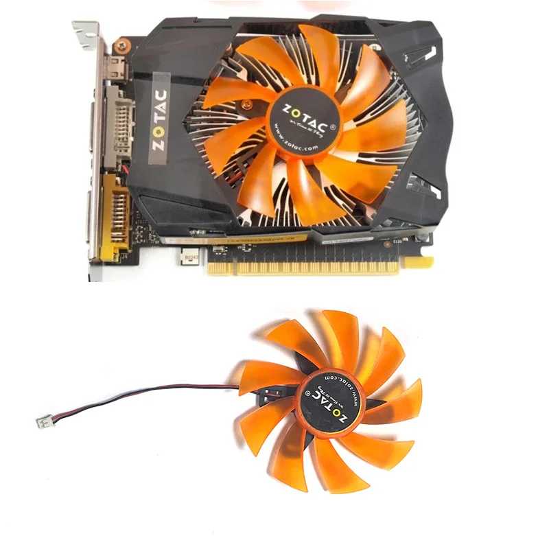 87 mm GA92S2M DC 12V 0,28A 2PIN GTX 750 GPU COOLER pre Zotac GEFORCE GTX 750 TI 650 Grafická karta