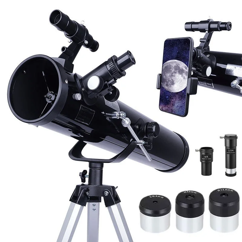 875TIMES ARMONOMICKÝ TELESPOP ZOOME REFLEKCIA Teleskop 114 mm Veľký kalibr