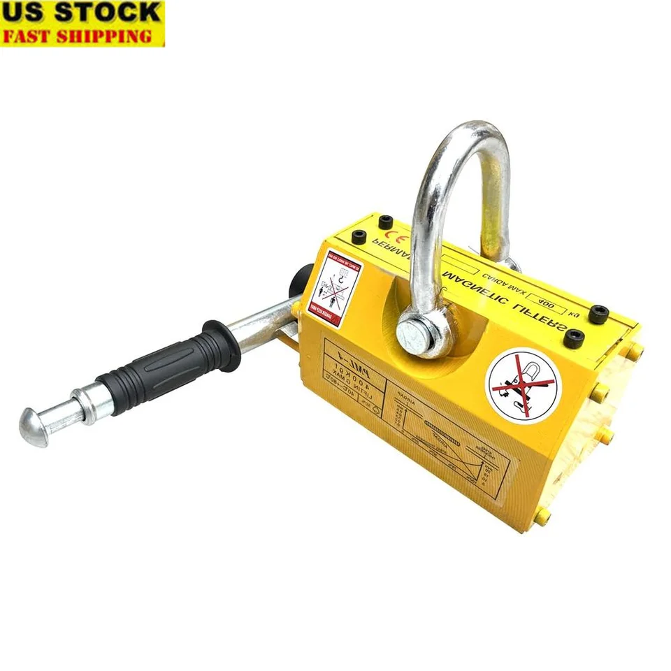 880 lb zriedkavej zemepisu Magnet Live Duty Crane Hák Magnetický nástroj Oceľ Oceľová manipulácia strojov Automobile lode Dock Transport