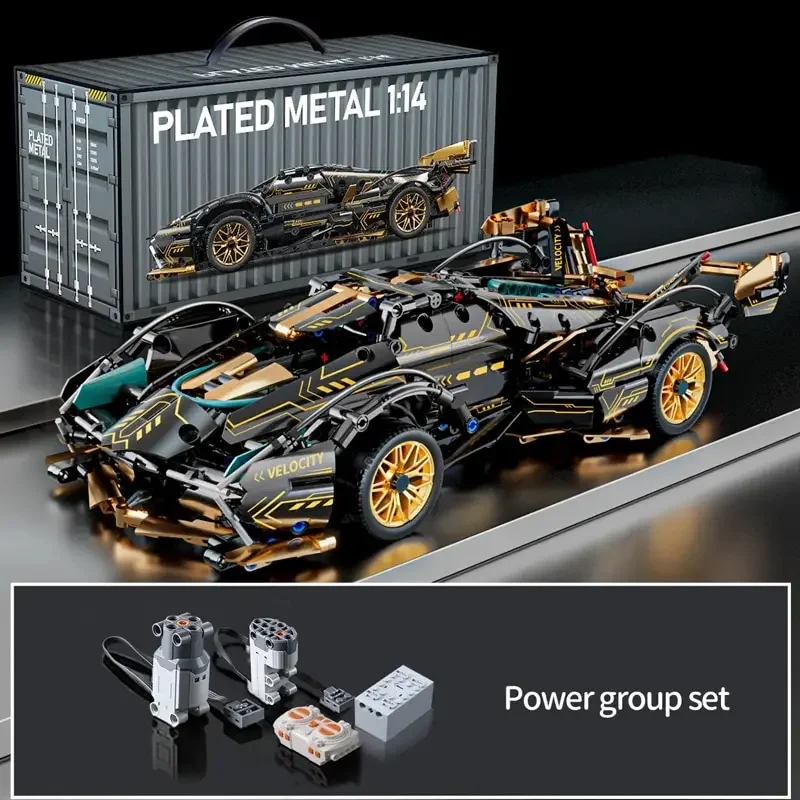 89109 Super Sports Car 900ks Build Block Kit, Autá 1:14 Model MOC Construction Vianočné vianočné hračky pre dospelých chlapcov
