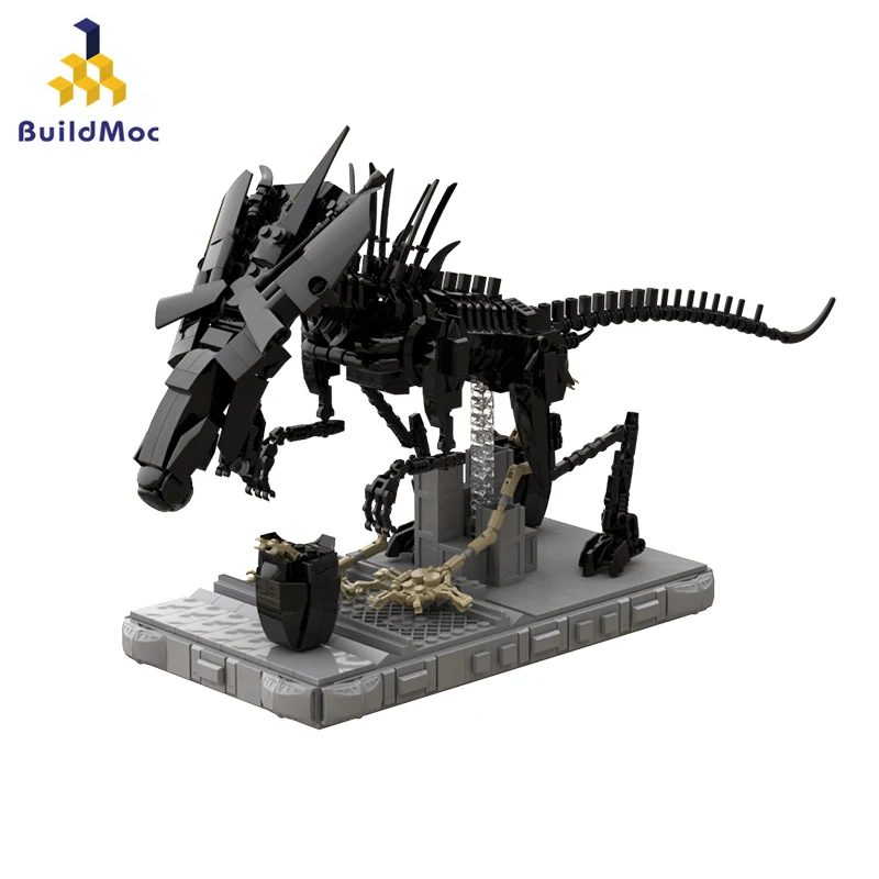 899pcs mimozemská kráľovná modelka tehly MOC Heterosexual Monsters Science Building Blocks Sety pre dravcov