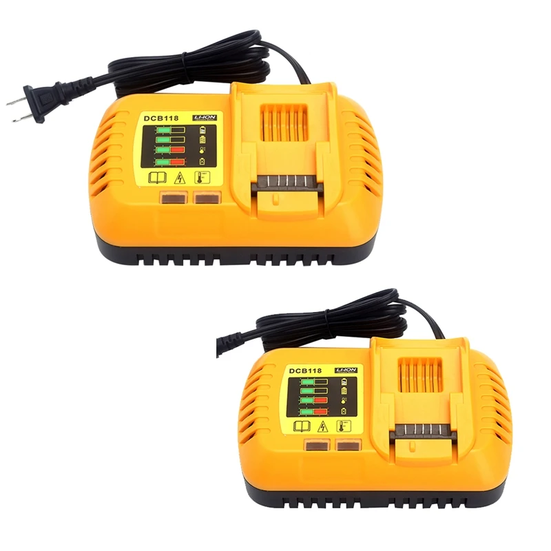 8A DCB118 nabíjačka batérií pre dewaltovú batériu 10.8v 12v 14.4V 18V 20V DCB200 DCB101 DCB115 DCB107 DCB105 DCB140-A31G