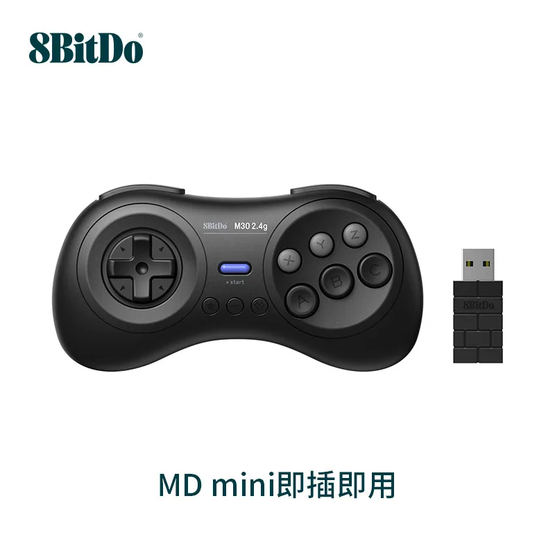 8bitdo M30 2,4G Mini Gamepad pre Sega Genesis Mini a Mega Drive Mini M30 2,4G Controller Joystick