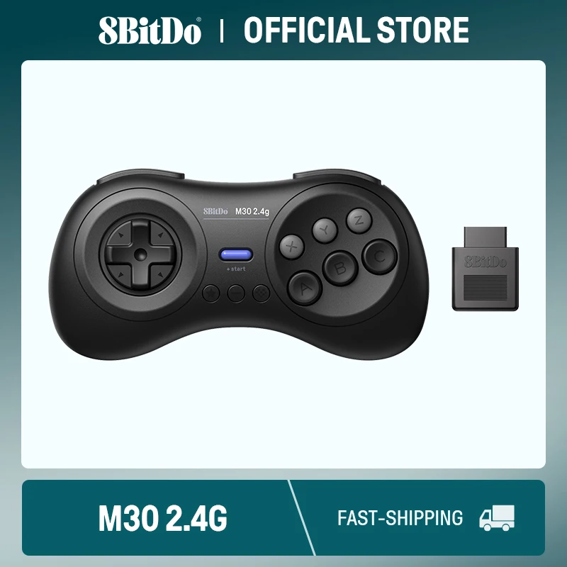 8bitdo M30 2,4g Wireless Gamepad pre pôvodnú SEGA Genesis a Sega Mega Drive - Sega Genesis