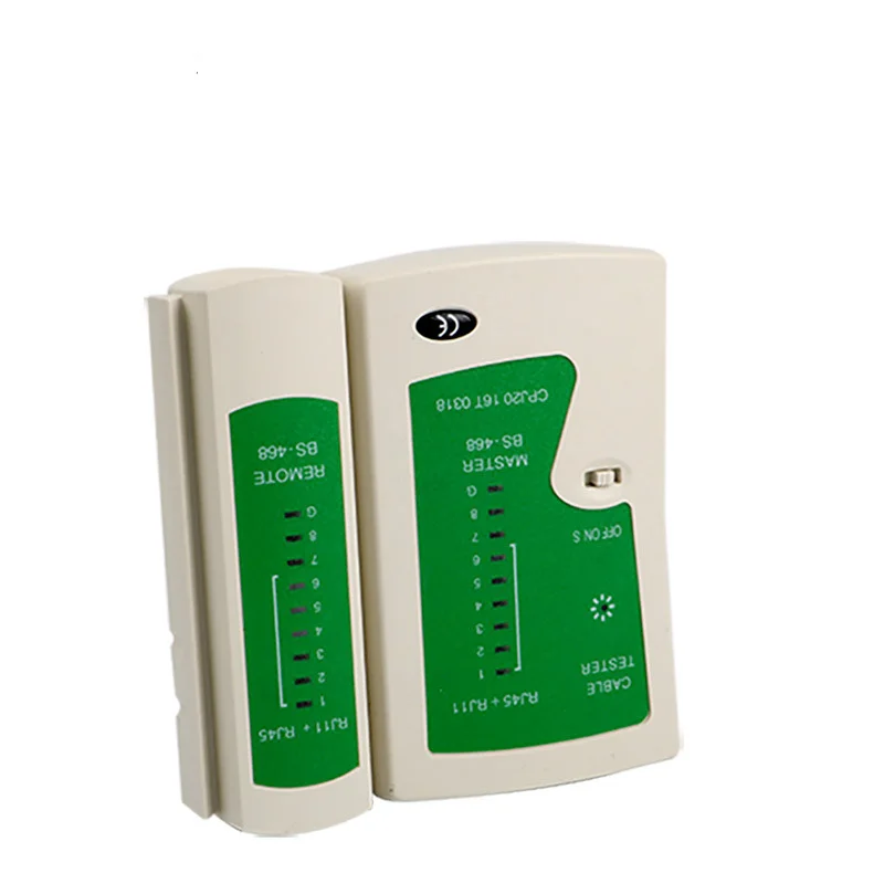 8Ch RJ45 RJ11 RJ12 Network CAT5 CAT6 UTP LAN Tester Tester Networking Wifeefle Telefón DETECTER TOATHER nástroj na 9V batériu