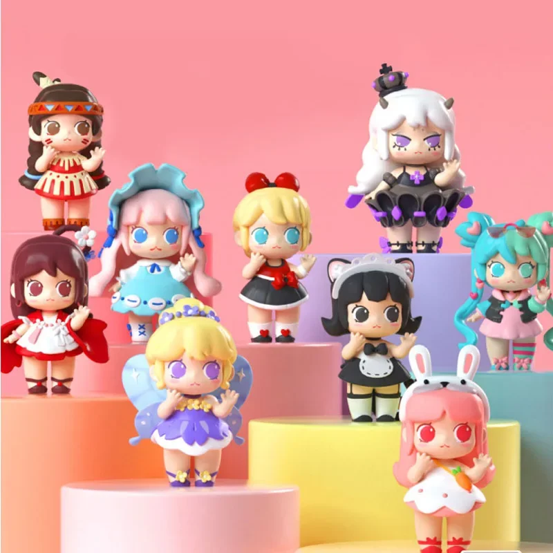 8cm mini sveta Cosmic Girl Series slepé náhodné krabičky hračky záhady box Doll 9 Style Random Random Cute Anime postava darček pre dievča